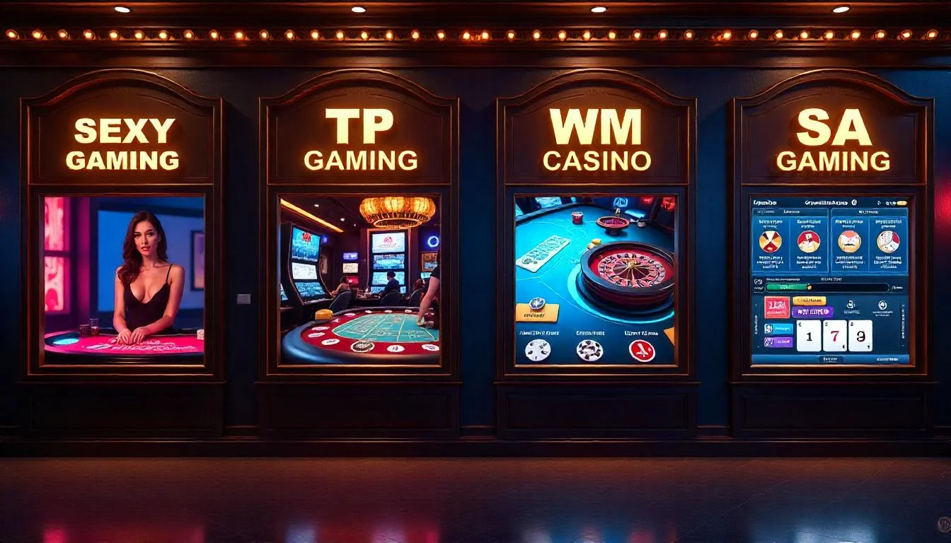 Các sảnh casino trực tuyến hàng đầu tại GO88: Sexy, TP, WM và SA Gaming