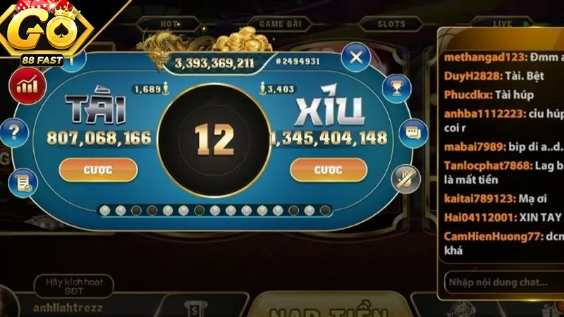 Phương pháp chiến thắng ở tài xỉu go88